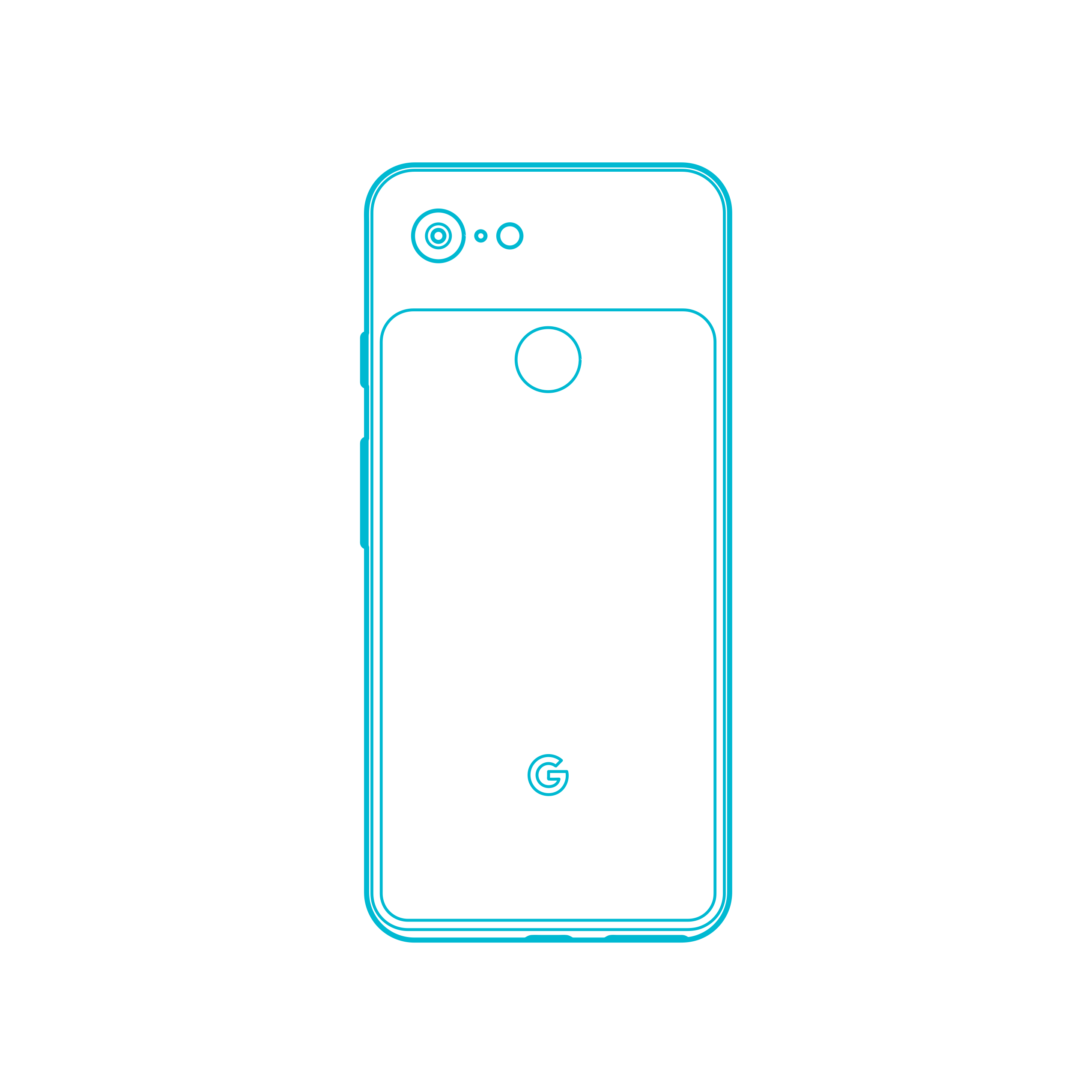 Digital Google Products Google Pixel 3 Line Art Svg Vector Free Vectors